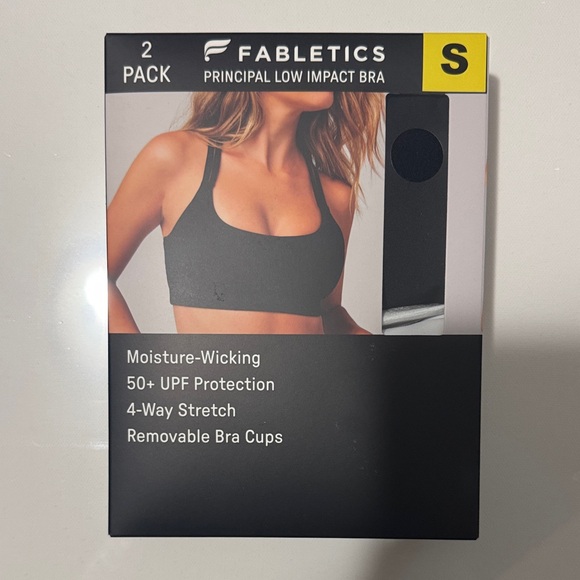 Fabletics Other - Fabletics Black Principal Low Impact Bra - 2 Pack